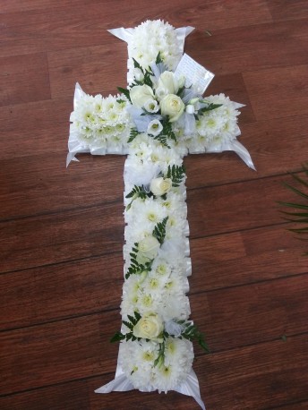 All white cross