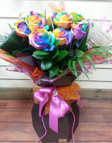 Prestige Rainbow roses