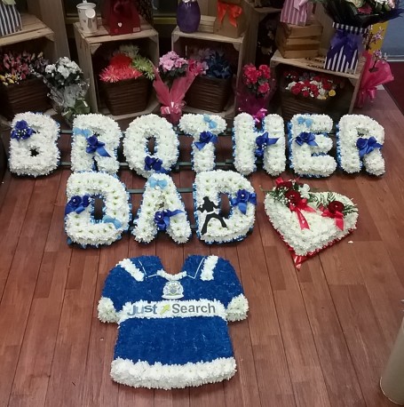 Blue and White tributes