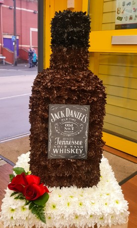 Jack Daniel whisky bottle