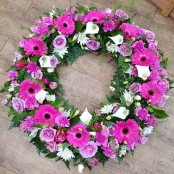 Large open wreath