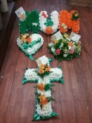 Irish colours floral tributes