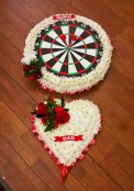 Floral Dartboard